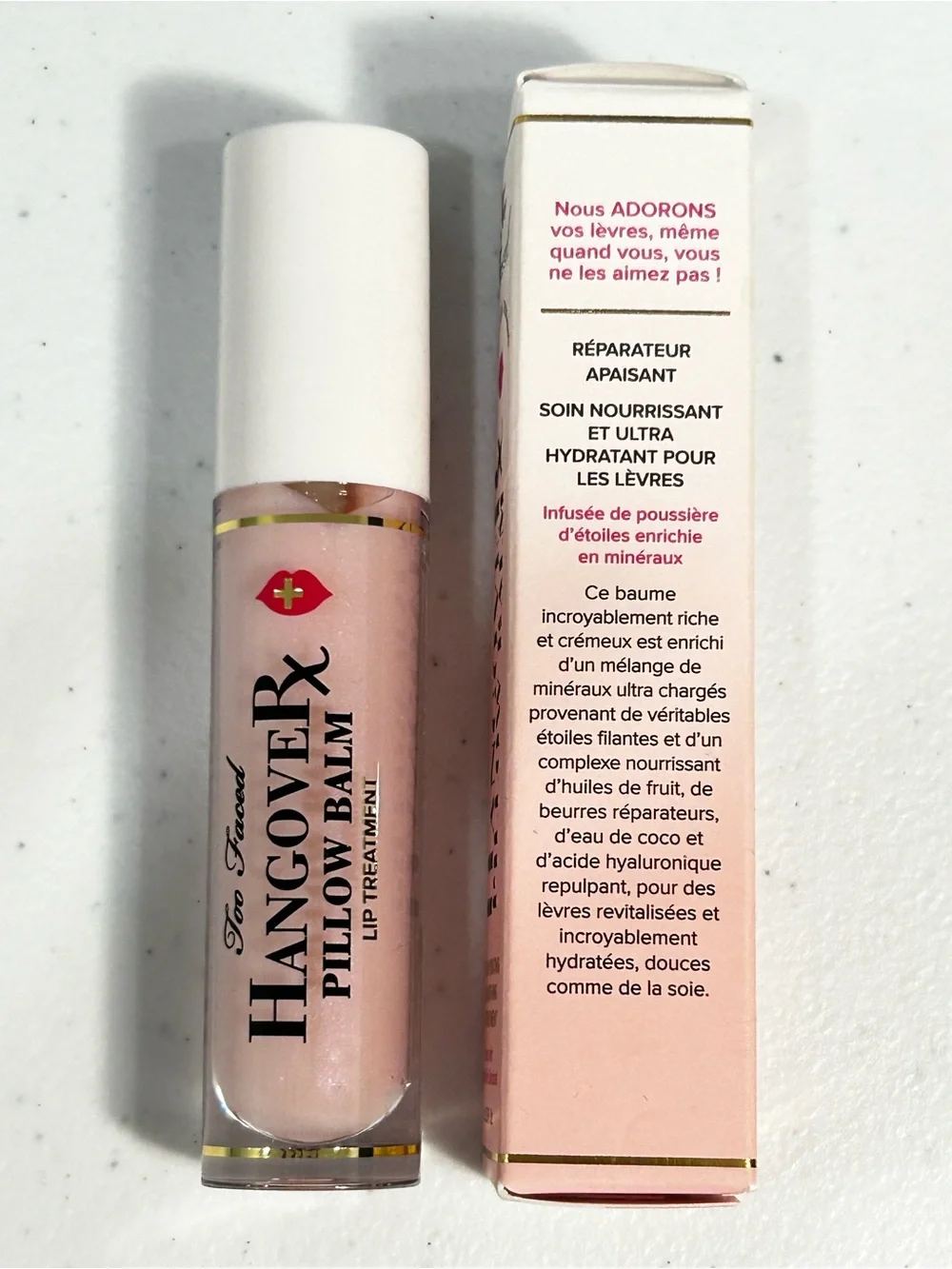 Too Faced | Hangover Rx Pillow Balm Hydrating Lip Treatment | 0.20 Fl. Oz. | NWT